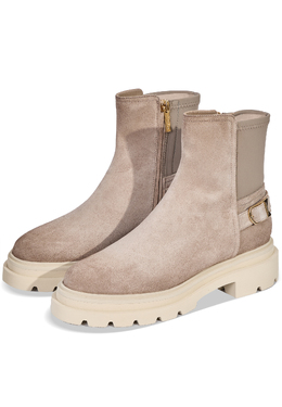 SANTONI: Серые ботинки 