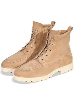 SANTONI: Бежевые ботинки 