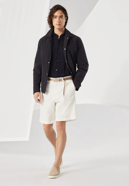 BRUNELLO CUCINELLI: Белые шорты 