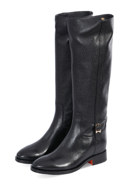 SANTONI: Чёрные сапоги 