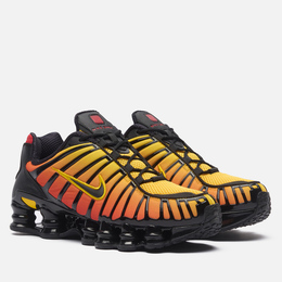 Nike: Оранжевые кроссовки  Shox TL