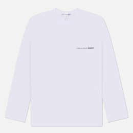 Comme des Garcons SHIRT: Белый свитшот 
