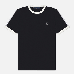 Fred Perry: Чёрная футболка  Ringer