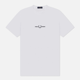 Fred Perry: Белая футболка 