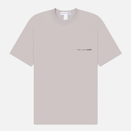 Comme des Garcons SHIRT: Серая футболка 