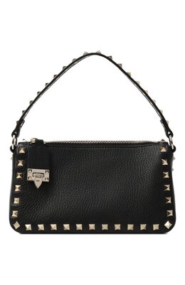 Valentino: Чёрная сумка  Rockstud Small