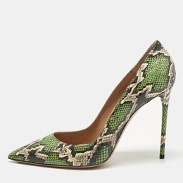 Aquazzura: Зелёные туфли  Purist
